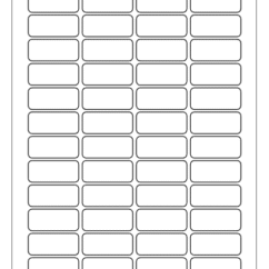 Blank 3mL label sheets - Inkjet Printer